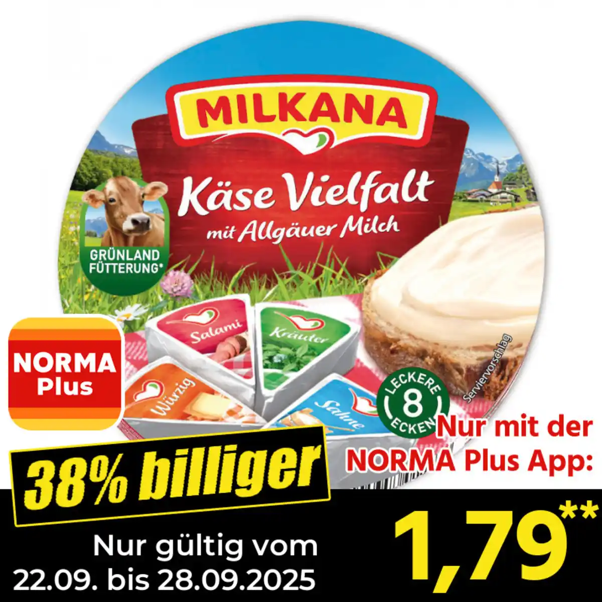 Bild 1 von Milkana Schmelzkäse