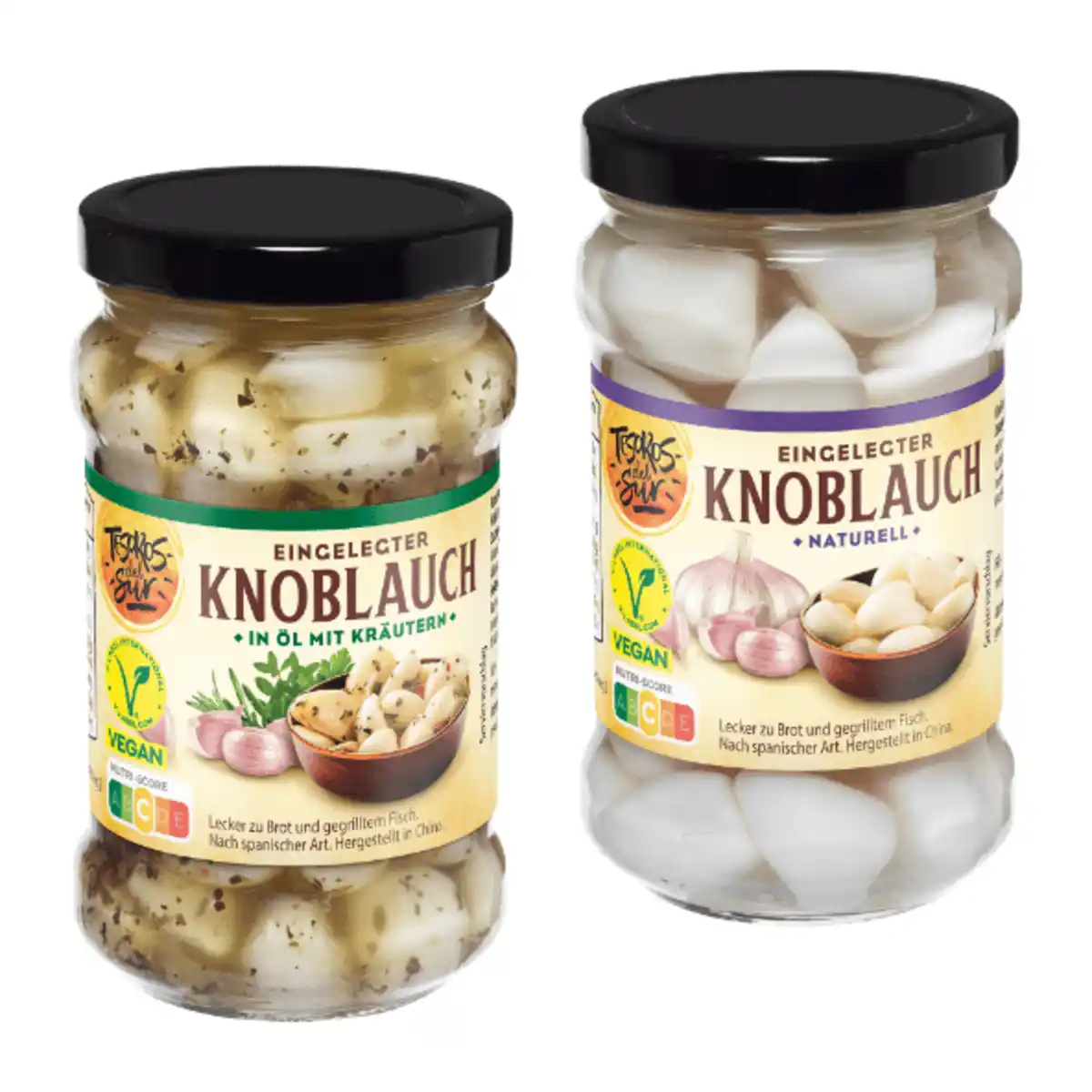 Bild 1 von TESOROS DEL SUR Eingelegter Knoblauch 314ml