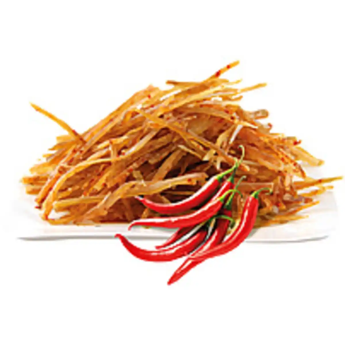 Bild 1 von "IKROFF" Pikanter Snack aus Pazifischem Kabeljau in Streifen...