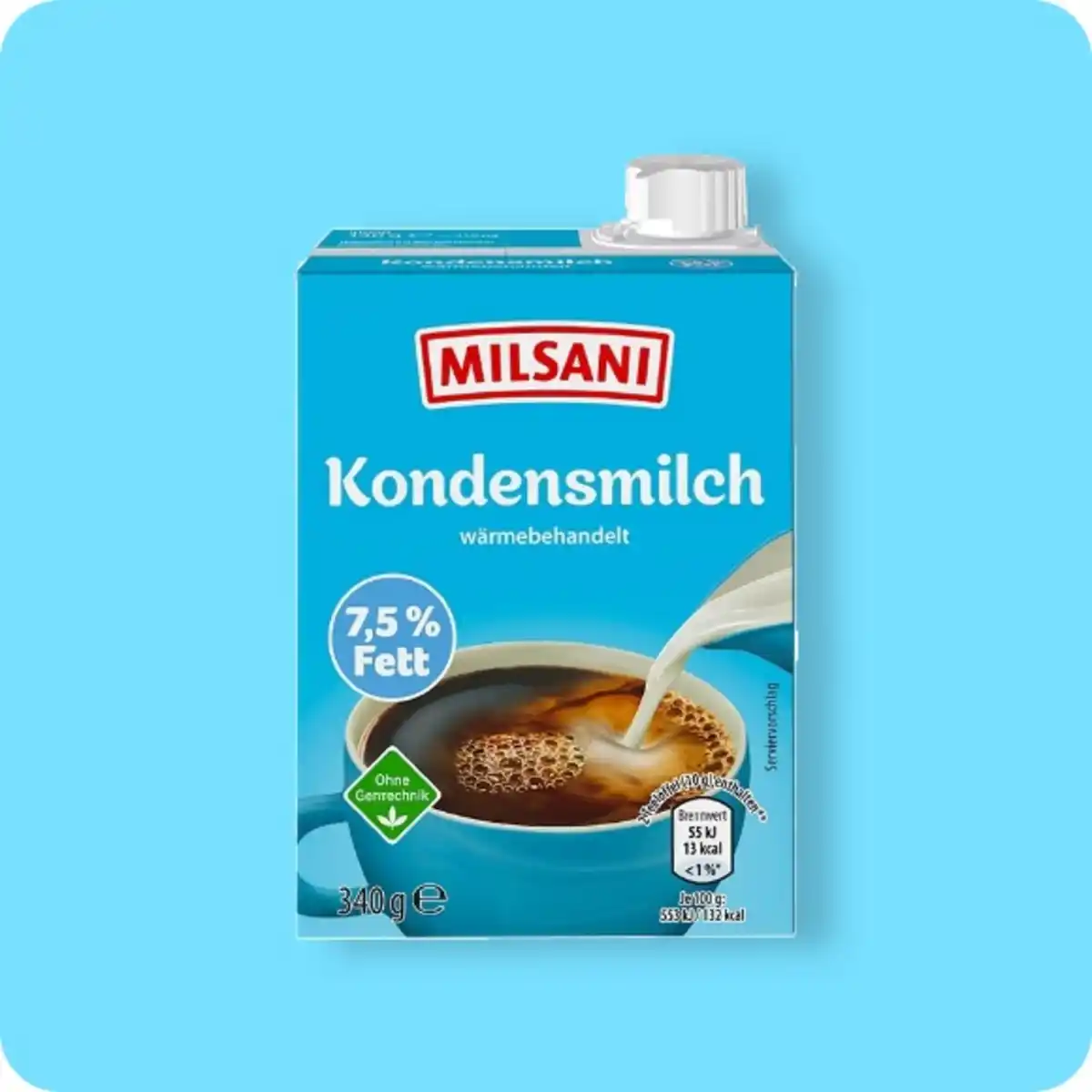 Bild 1 von MILSANI Kondensmilch, 7,5 & Fett