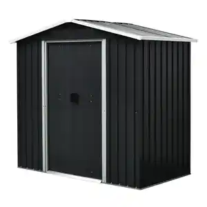 PERGART Gerätehaus »Düsseldorf II«, Metall, BxHxT: 194 x 184 x 110 cm (Außenmaße inkl. Dachüberstand)