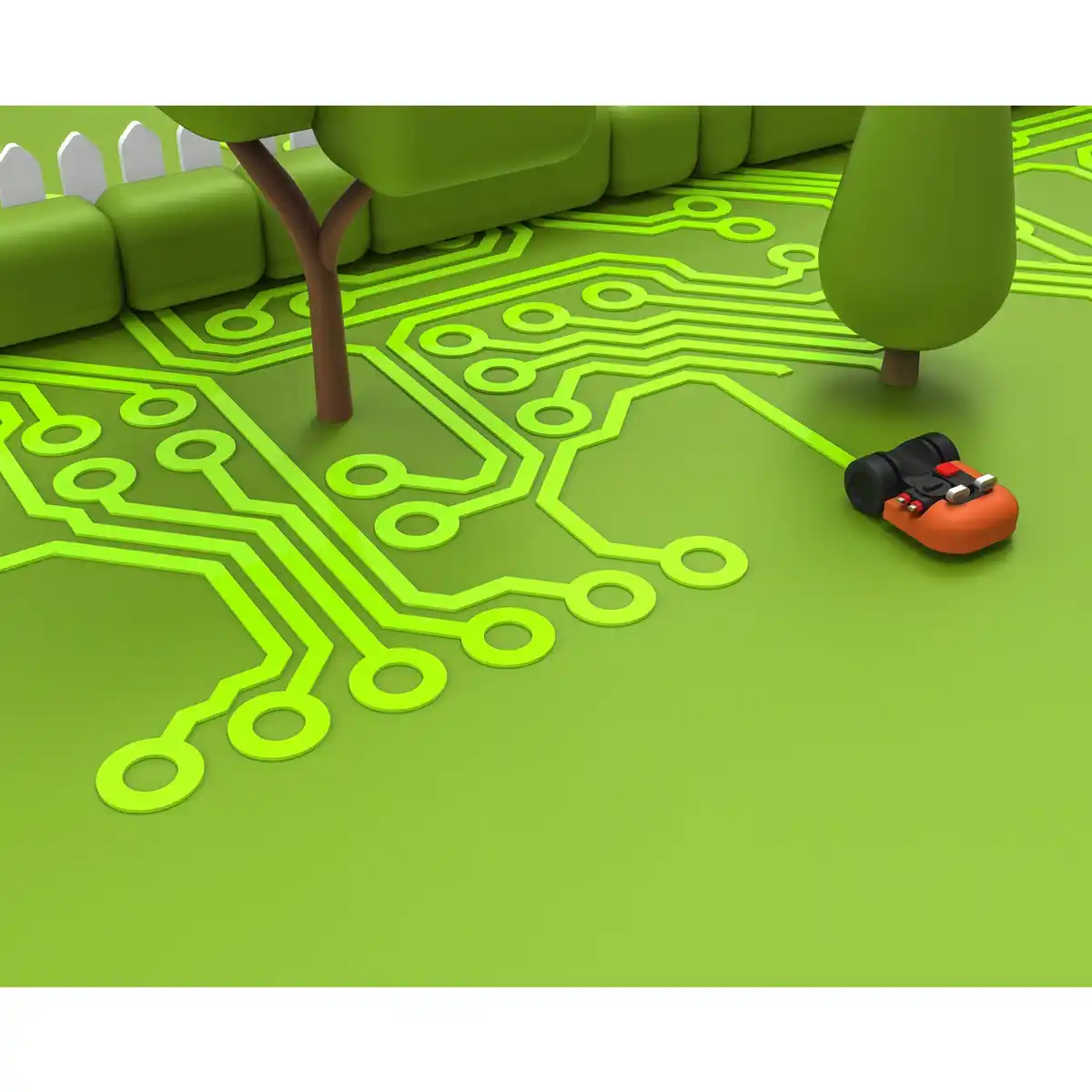 Bild 3 von WORX Rasenmähroboter »Landroid 700«, 20 V, für ca. 700 m², Schnittbreite: 18 cm