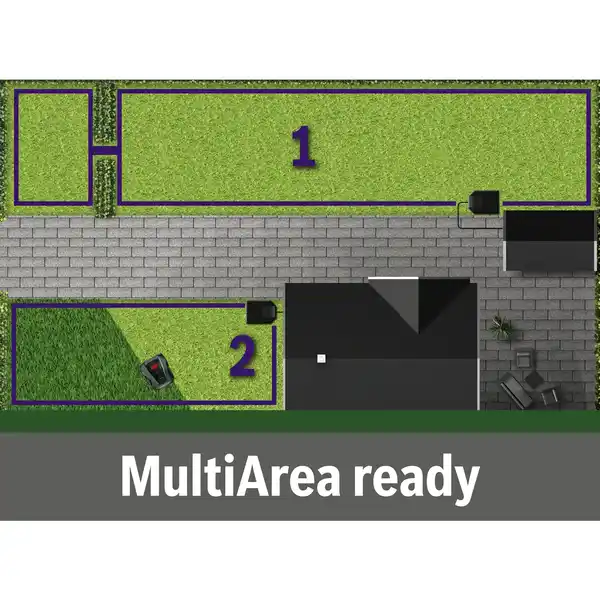 Bild 3 von BOSCH HOME & GARDEN Rasenmähroboter »Indego S+ 400«, 18 V, für ca. 400 m², Schnittbreite: 19 cm