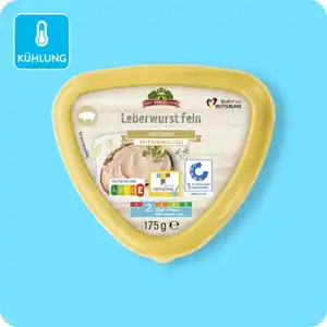 GUT DREI EICHEN Leberwurst im Becher, Verschiedene Sorten