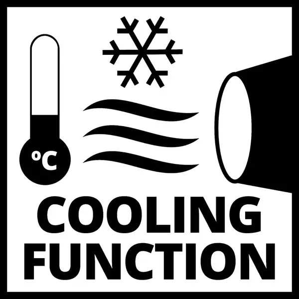 Bild 2 von EINHELL Heißluftpistole „TE-HA 2000 E“, 2000 W, 9 Temperaturstufen