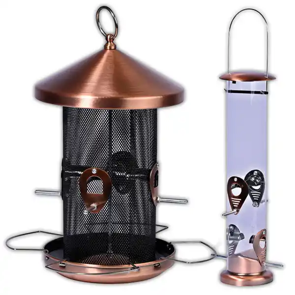 Bild 1 von Vogelfutterstation im Kupferlook