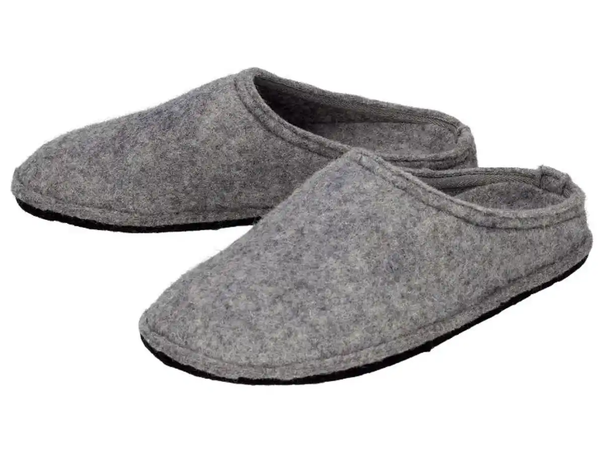 Bild 2 von esmara® Damen Filzhausschuhe, mit hohem Wollanteil