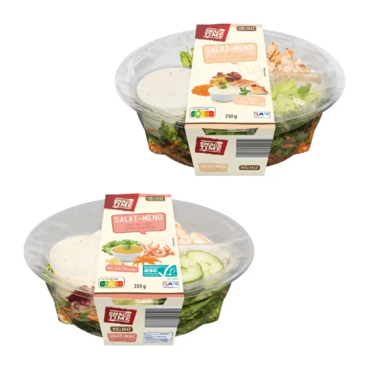 Bild 1 von SNACK TIME Salat-Menü Vielfalt 350g