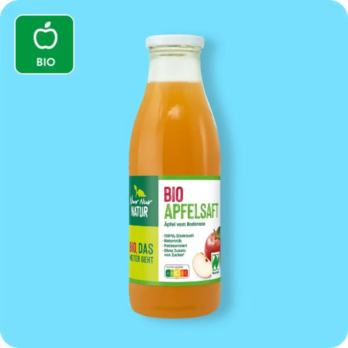 Bild 1 von NUR NUR NATUR Bio-Apfelsaft, Naturtrüb
