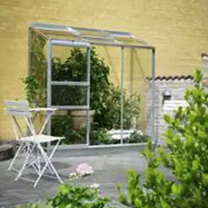 HALLS Gewächshaus »Altan«, BxT: 194 x 69 cm, 3 Sektionen, 3 mm Blankglas