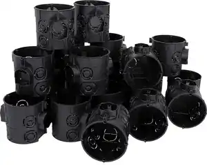 UP-Schalterdose 60 mm schwarz 20x
