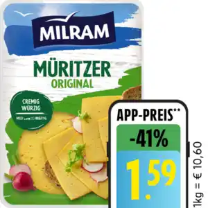 Milram Käsescheiben oder Reibekäse