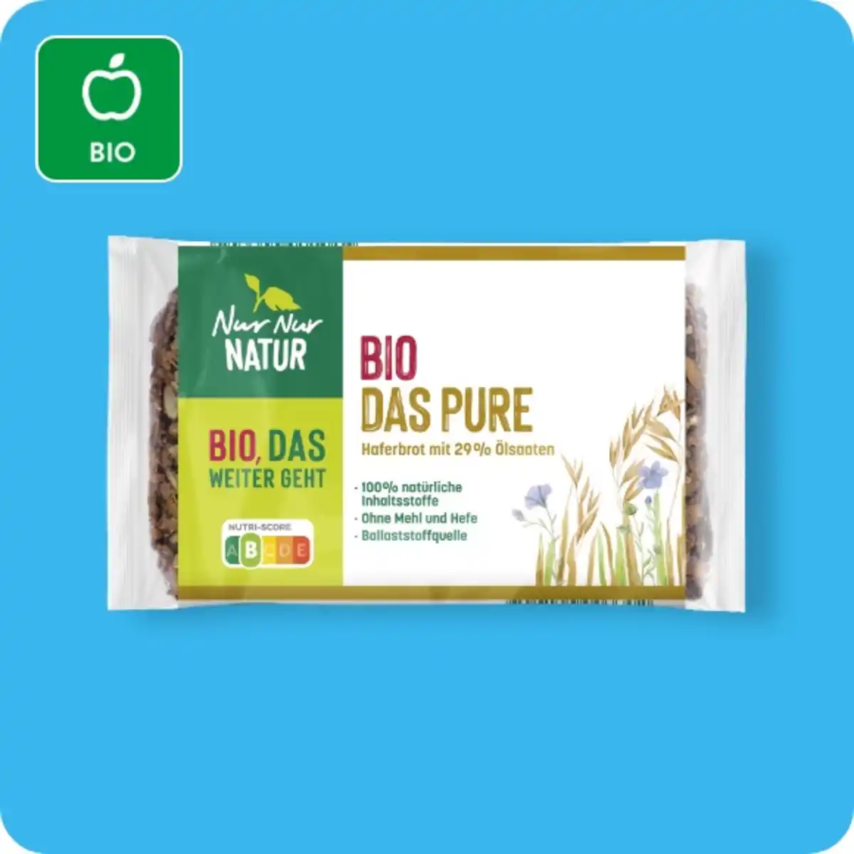 Bild 1 von NUR NUR NATUR Das Pure, Haferbrot