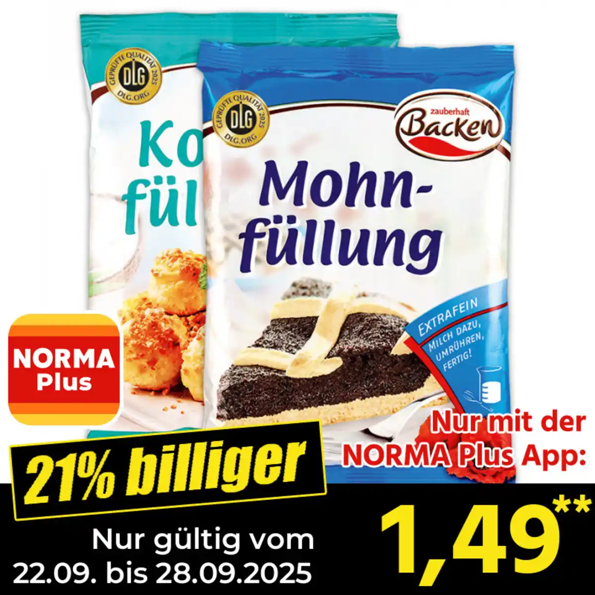 Bild 1 von Zauberhaft Backen Mohn-/ Kokosfüllung