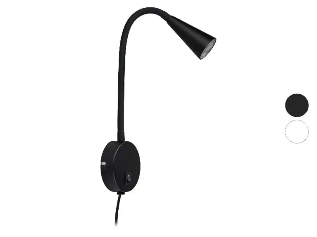 Bild 1 von LIVARNO home LED-Wandleuchte, mit flexiblem Metallhals