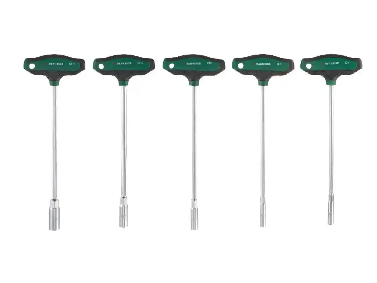 Bild 2 von PARKSIDE® Steckschlüssel-Set mit T-Griff / Schraubendreher-Satz lang