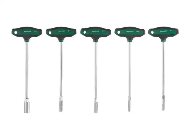 Bild 2 von PARKSIDE® Steckschlüssel-Set mit T-Griff / Schraubendreher-Satz lang