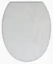 Bild 1 von WC Sitz Holz mit Soft Close weiß MDF