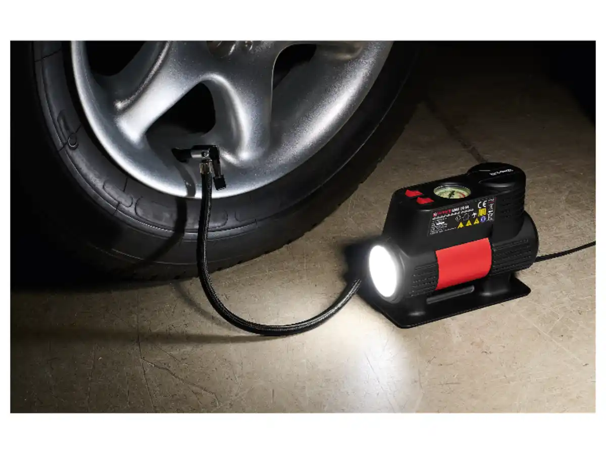 Bild 2 von ULTIMATE SPEED® Mini-Kompressor »UMK 10 E4 «, mit integriertem Manometer