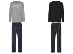 esmara Men Herren Pyjama, mit Eingrifftaschen