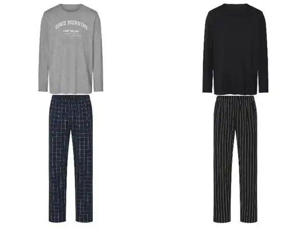 Bild 1 von esmara Men Herren Pyjama, mit Eingrifftaschen