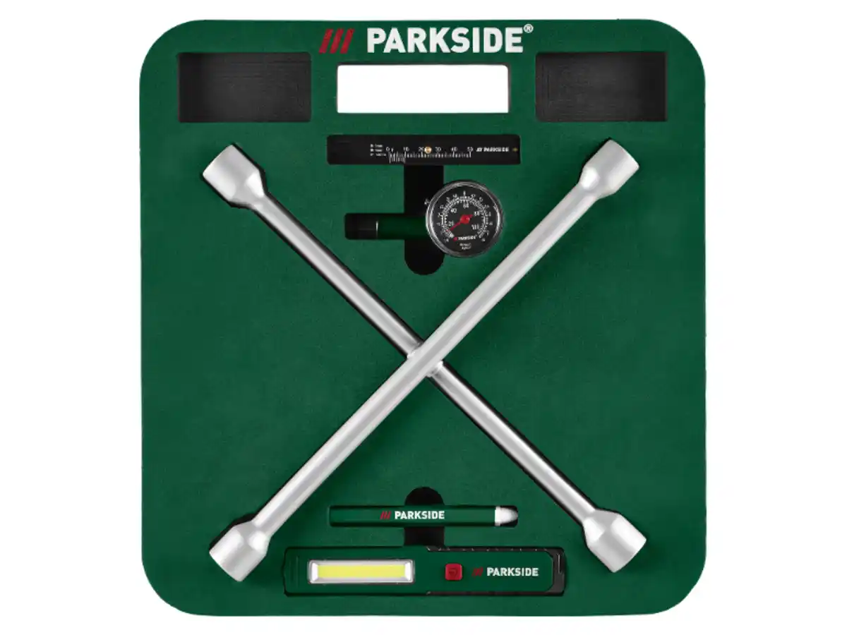 Bild 1 von PARKSIDE® Radkreuz-Set mit Kniekissen und Zubehör PRSK 6 A1