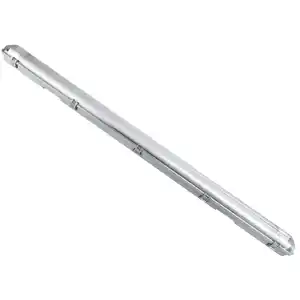 DEAL Feuchtraumleuchte, 2-flg., 2 x 18 W, 2 x 1800 lm, 4000K, IP65, weiß/grau