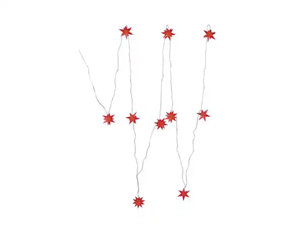 Bild 3 von LIVARNO home LED-Lichterkette mit 3D-Leuchtsternen, 10 LEDs
