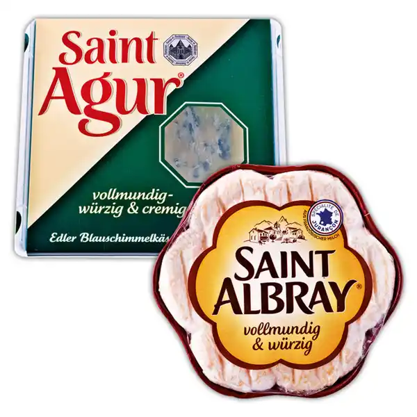 Bild 1 von Saint Albray/Saint Agur Weichkäse
