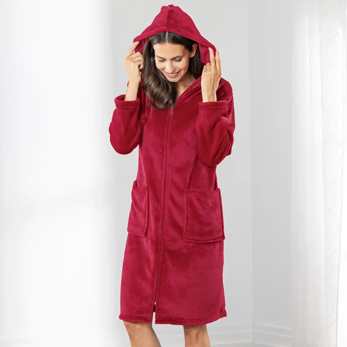 Bild 1 von Bella Casa Flanell-Kuschelmantel