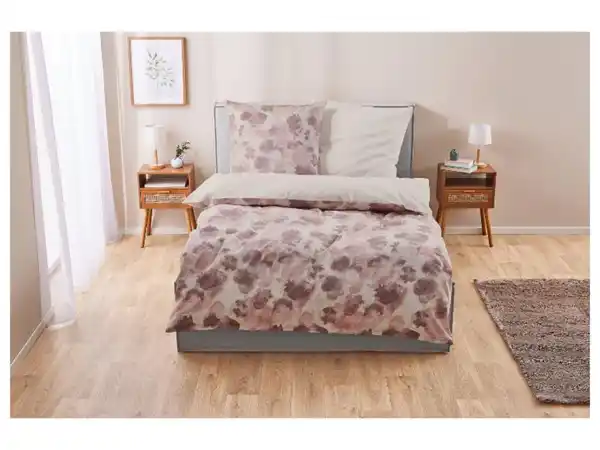 Bild 2 von LIVARNO home Satin-Wendebettwäsche, 200 x 220 cm