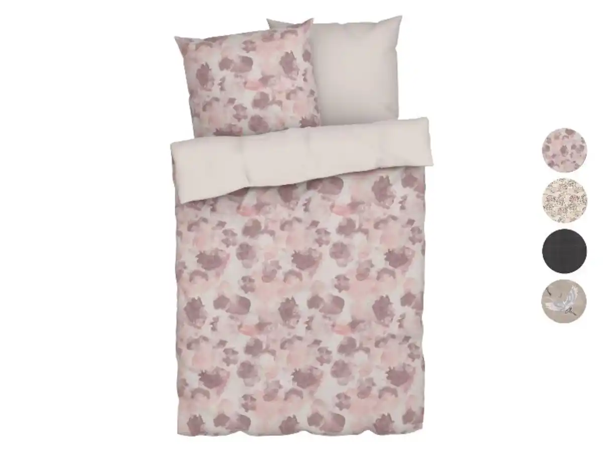 Bild 1 von LIVARNO home Satin-Wendebettwäsche, 200 x 220 cm