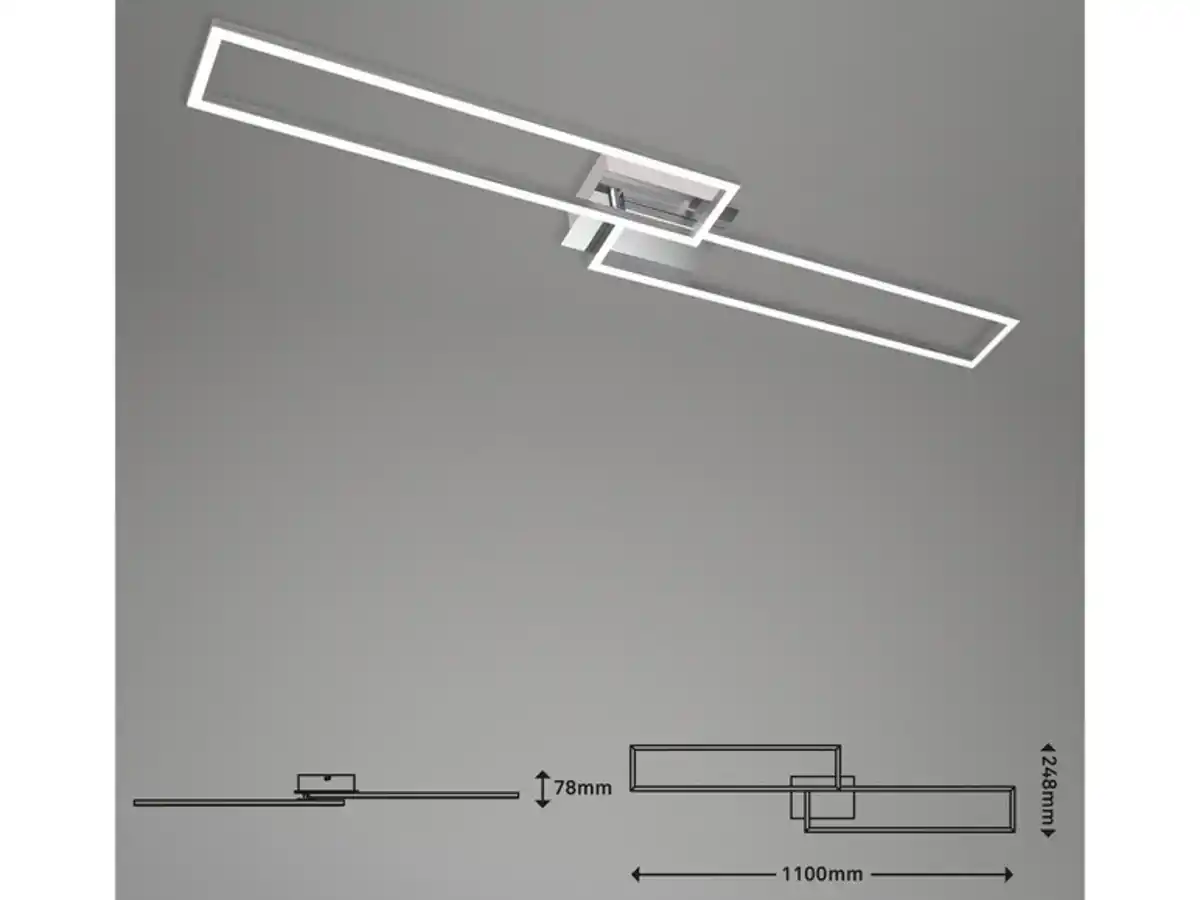 Bild 3 von Briloner CCT LED Design Deckenleuchte, Lichttemperatur + Helligkeit regulierbar