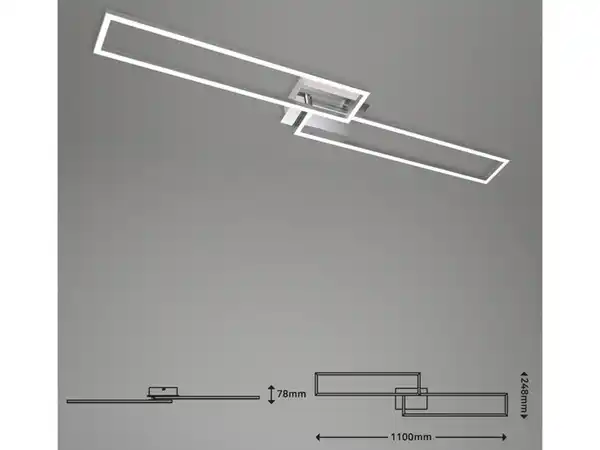 Bild 3 von Briloner CCT LED Design Deckenleuchte, Lichttemperatur + Helligkeit regulierbar