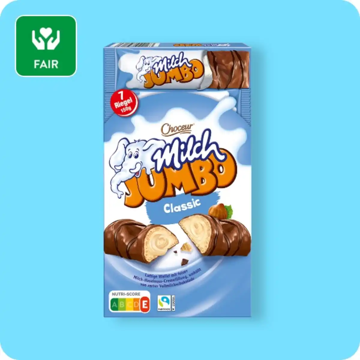 Bild 1 von CHOCEUR Milch-Jumbo-Riegel, Verschiedene Sorten