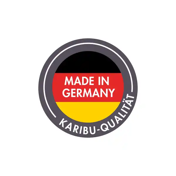 Bild 2 von KARIBU Saunahaus »Suurlaht«, BxTxH: x 196 x 146 x 228 cm, 9 kW Ofen, für 4 Personen