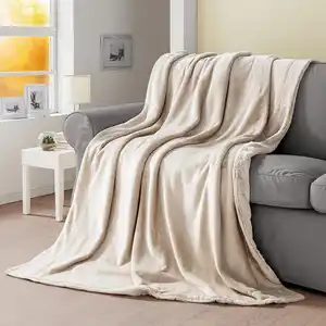 Bella Casa Luxus-Pelzimitat-Decke "Fake Rabbit"