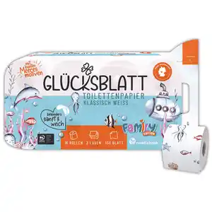 Glücksblatt Toilettenpapier