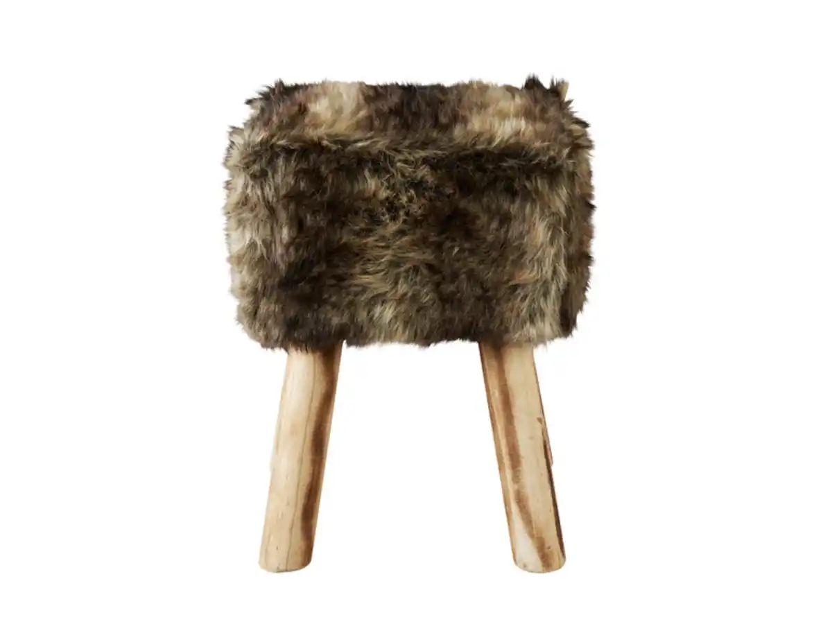 Bild 3 von LIVARNO home Fellhocker, aus Kunstfell
