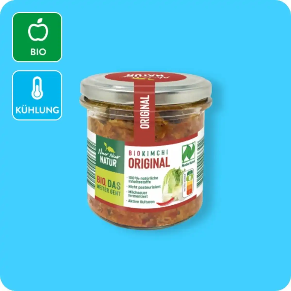 Bild 1 von NUR NUR NATUR Bio-Kimchi, Mild oder Original