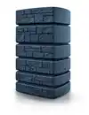 Bild 1 von Prosperplast Regentank Tower Stone anthrazit 500 L