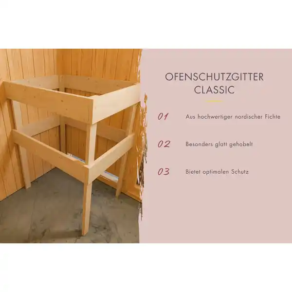 Bild 3 von KARIBU Saunahaus »Suurlaht«, BxTxH: x 196 x 146 x 228 cm, 9 kW Ofen, für 4 Personen