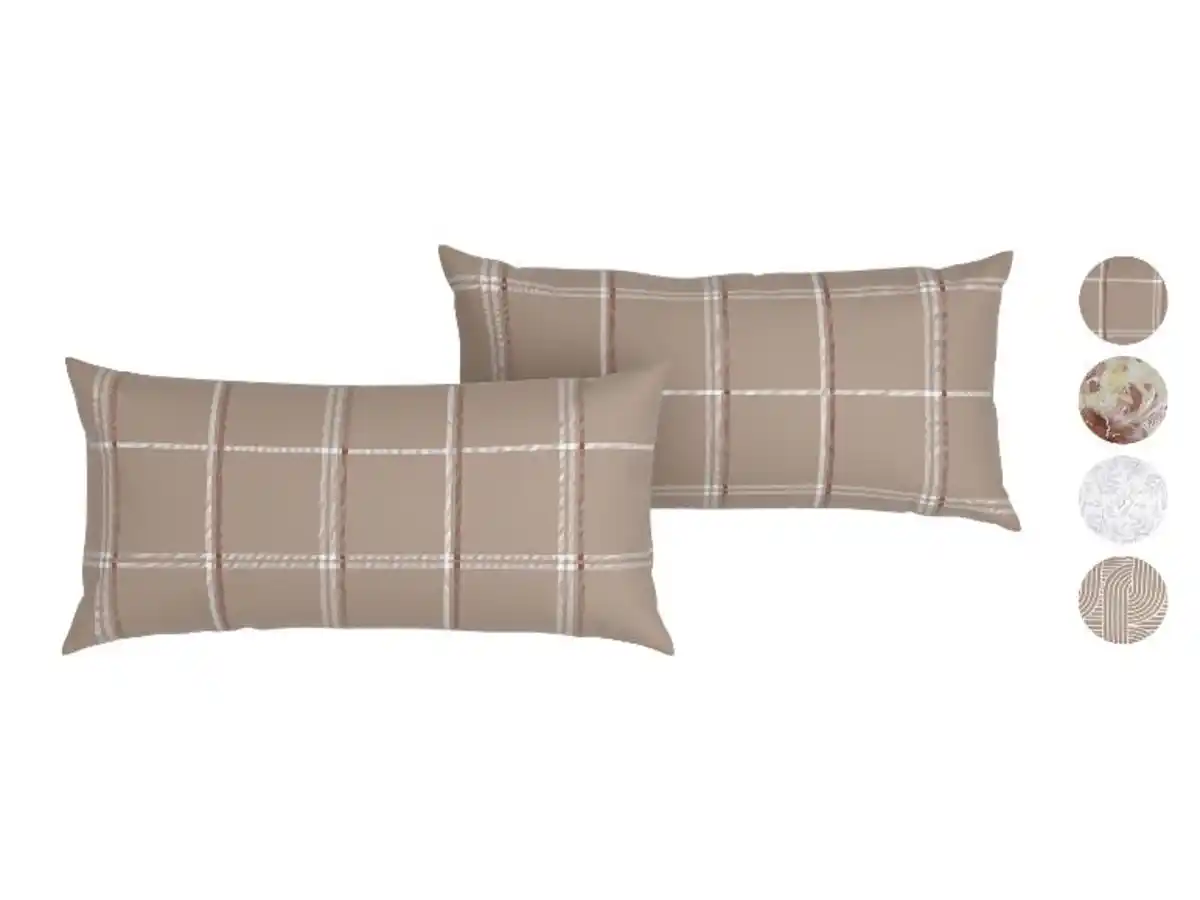 Bild 1 von LIVARNO home Feinbiber-Wendekissenbezüge / Kissenbezüge