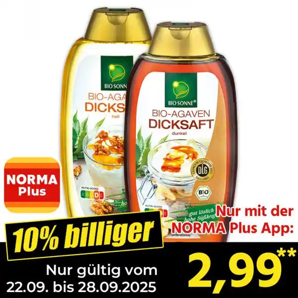 Bild 1 von Bio Sonne Bio-Agavendicksaft