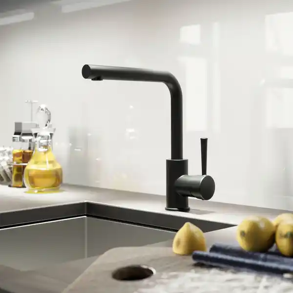 Bild 2 von LENZ Küchenarmatur »OLINA«, 3/8", Messing, schwarz-matt