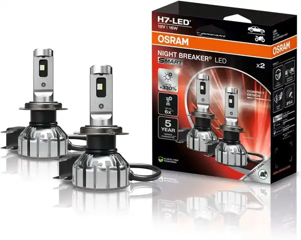 Bild 1 von Osram Scheinwerferlampe H7 Night Breaker LED 2 Stück