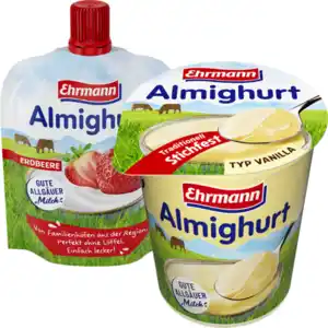 Ehrmann Almighurt oder Praktisch und Lecker