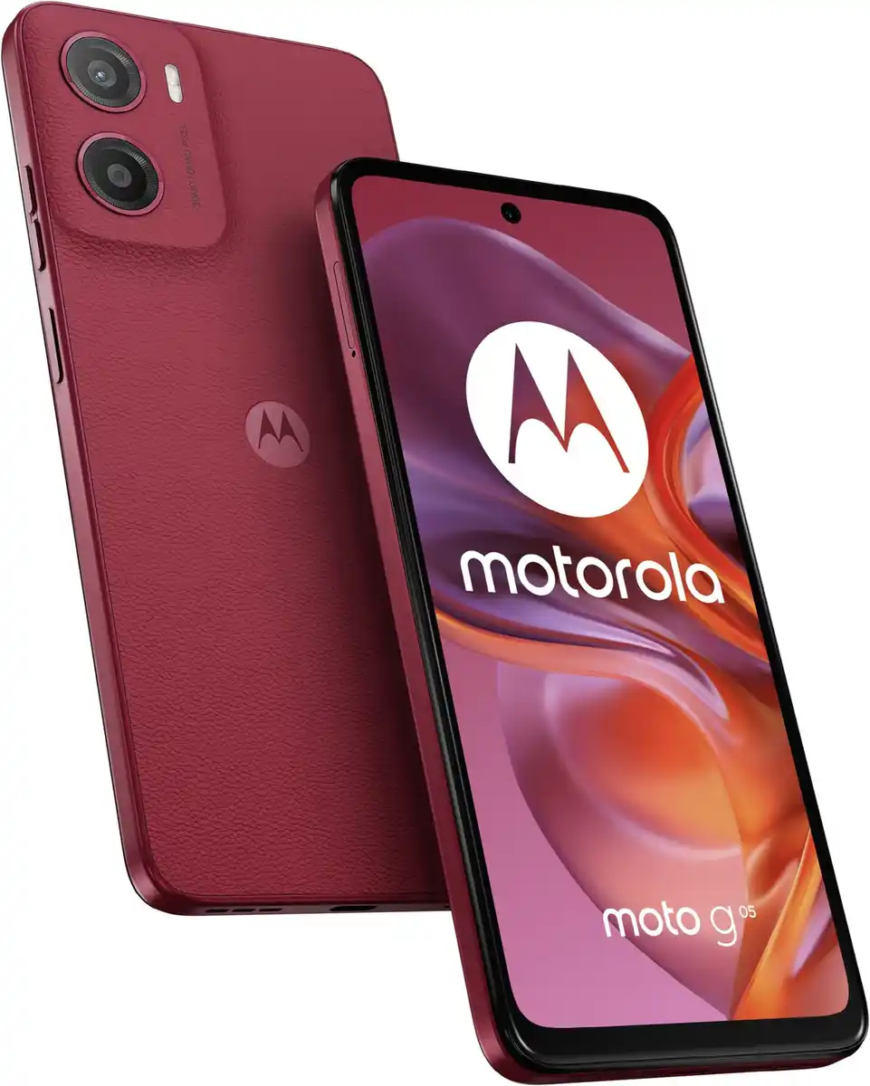 Bild 1 von moto g05 (64GB) Smartphone plum red