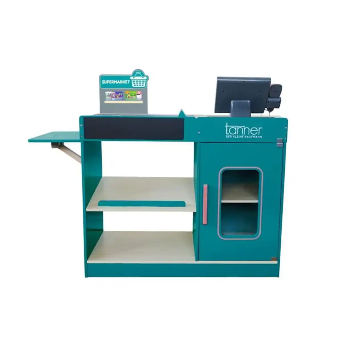 Bild 1 von Supermarkt-Theke mit Kassensystem - blau