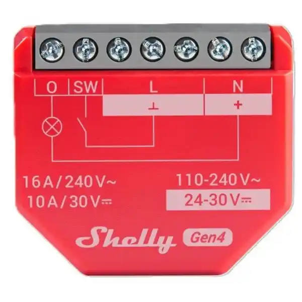 Bild 3 von Shelly Smart-Relais 1PM Unterputz Gen4 4er-Pack